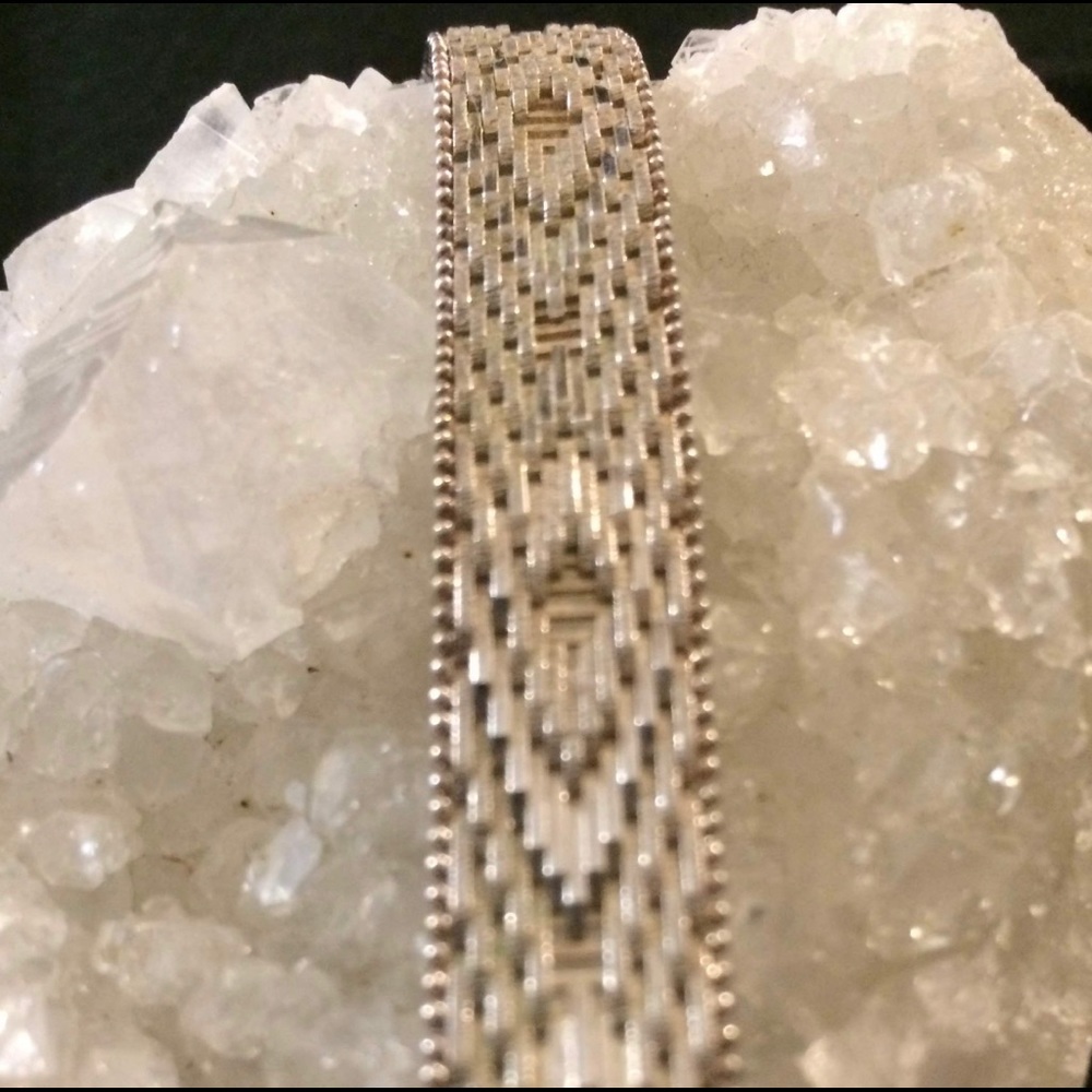 Sterling Tapestry Bracelet